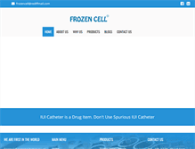 Tablet Screenshot of frozencell.org